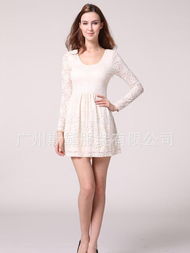 欧美风百搭蕾丝裙 解析OL修身甜美连衣裙的秋冬穿搭魅力